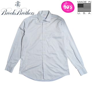 ブルックスブラザーズ(Brooks Brothers)のBROOKS BROTHERS USA製 アイスブルー 長袖シャツ(シャツ)
