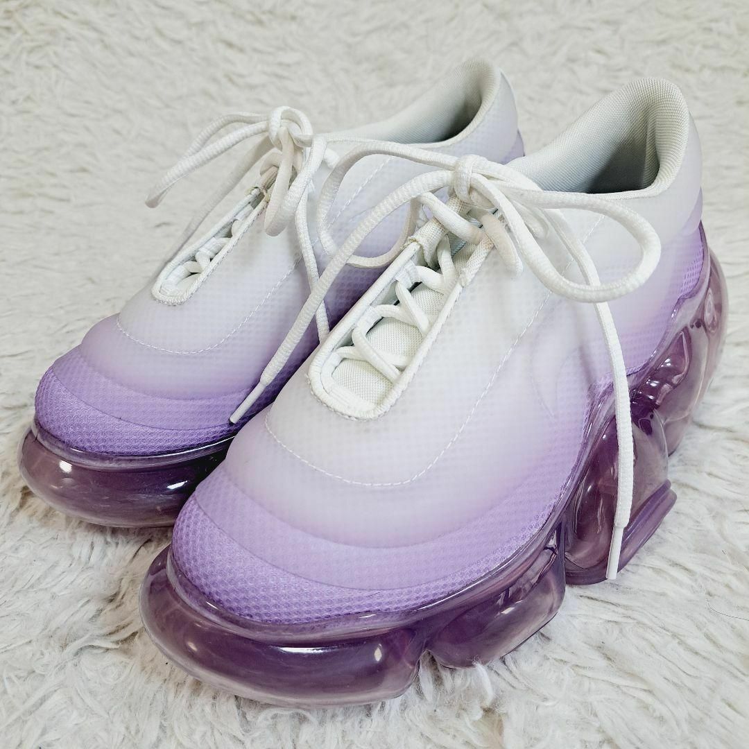 現行✨グラウンズ 厚底スニーカー MOOPIE FAM グラデーション 25 現行✨グラウンズ 厚底スニーカー MOOPIE FAM グラデーション 25