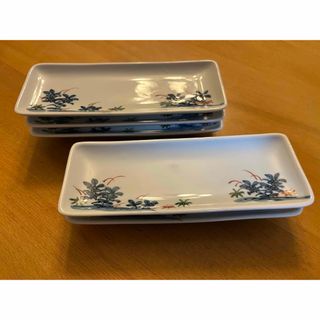 源右衛門窯 - 源右衛門 有田焼 長皿5客の通販 by れんげ's shop 源右衛門窯 - 源右衛門 有田焼 長皿5客の通販 by れんげ's shop