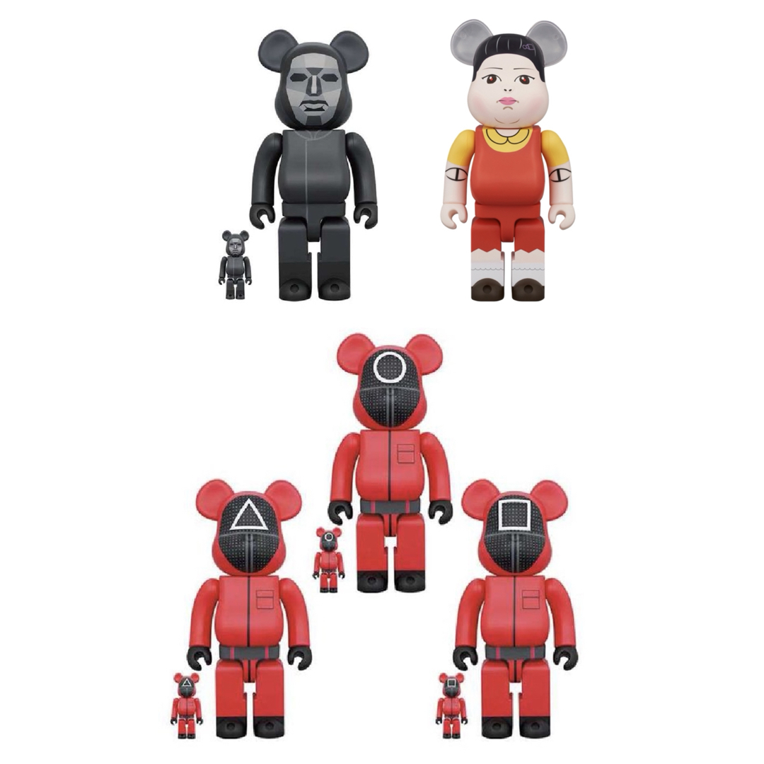BE@RBRICK - 【イカゲーム5種セット】Bearbrick SQUID GAMEの BE@RBRICK - 【イカゲーム5種セット】Bearbrick SQUID GAMEの