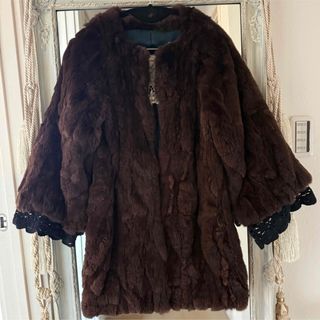 fur fur - エコファー ダッフルコート FURFUR MOC モカ 新品未 fur fur - エコファー ダッフルコート FURFUR MOC モカ 新品未