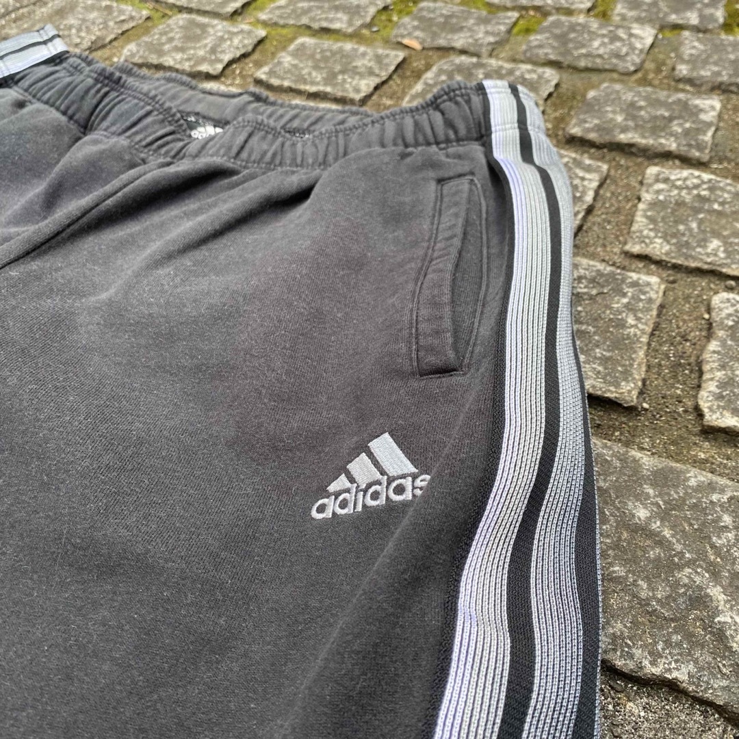 adidas - Y2K 00年代 adidas 3本ライン 刺繍ロゴスウェット adidas - Y2K 00年代 adidas 3本ライン 刺繍ロゴスウェット