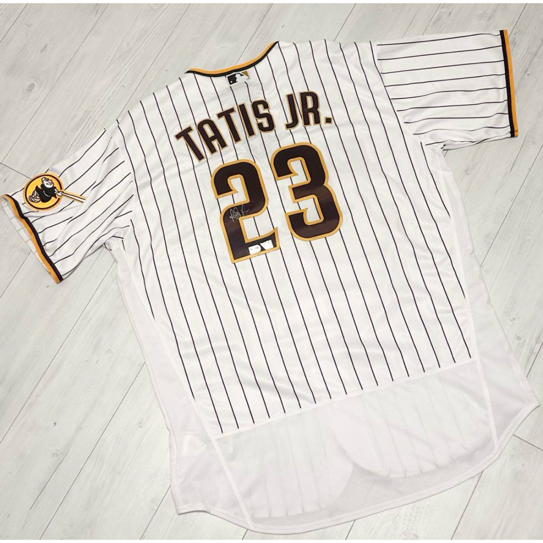 NIKE - タティス Jr. 直筆サイン入りユニフォーム SDロゴ入り NIKE - タティス Jr. 直筆サイン入りユニフォーム SDロゴ入り