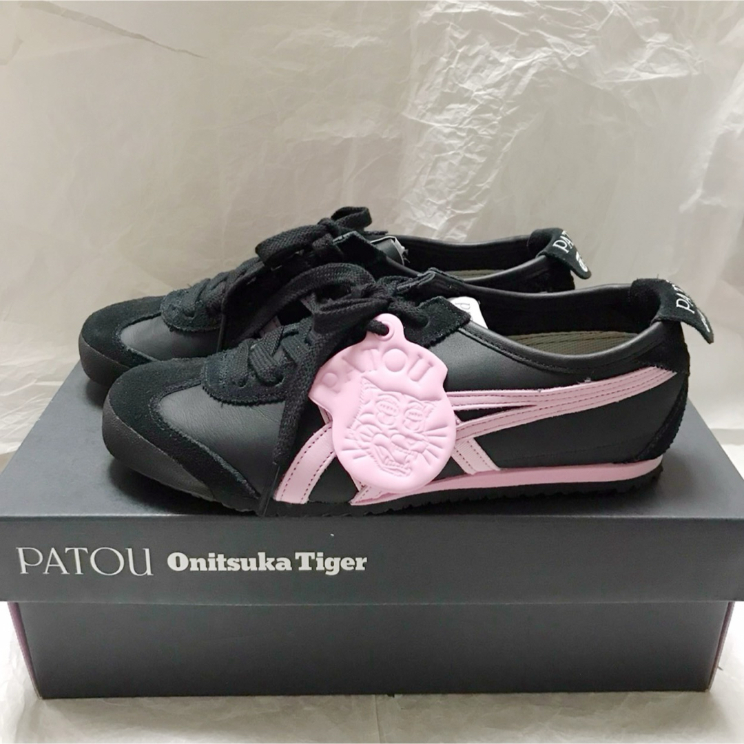 PATOU - PATOU × オニツカタイガー MEXICO 66 ブラック パトゥの PATOU - PATOU × オニツカタイガー MEXICO 66 ブラック パトゥの