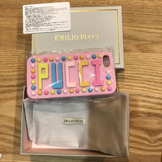 エミリオプッチ(EMILIO PUCCI)の新品未使用 エミリオプッチ iPhone7 カバー(iPhoneケース)