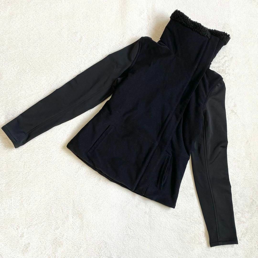 ARMANI EXCHANGE(アルマーニエクスチェンジ)の美品 アルマーニエクスチェンジ ジップアップ ジャケット 異素材 切り替え レディースのジャケット/アウター(ブルゾン)の商品写真