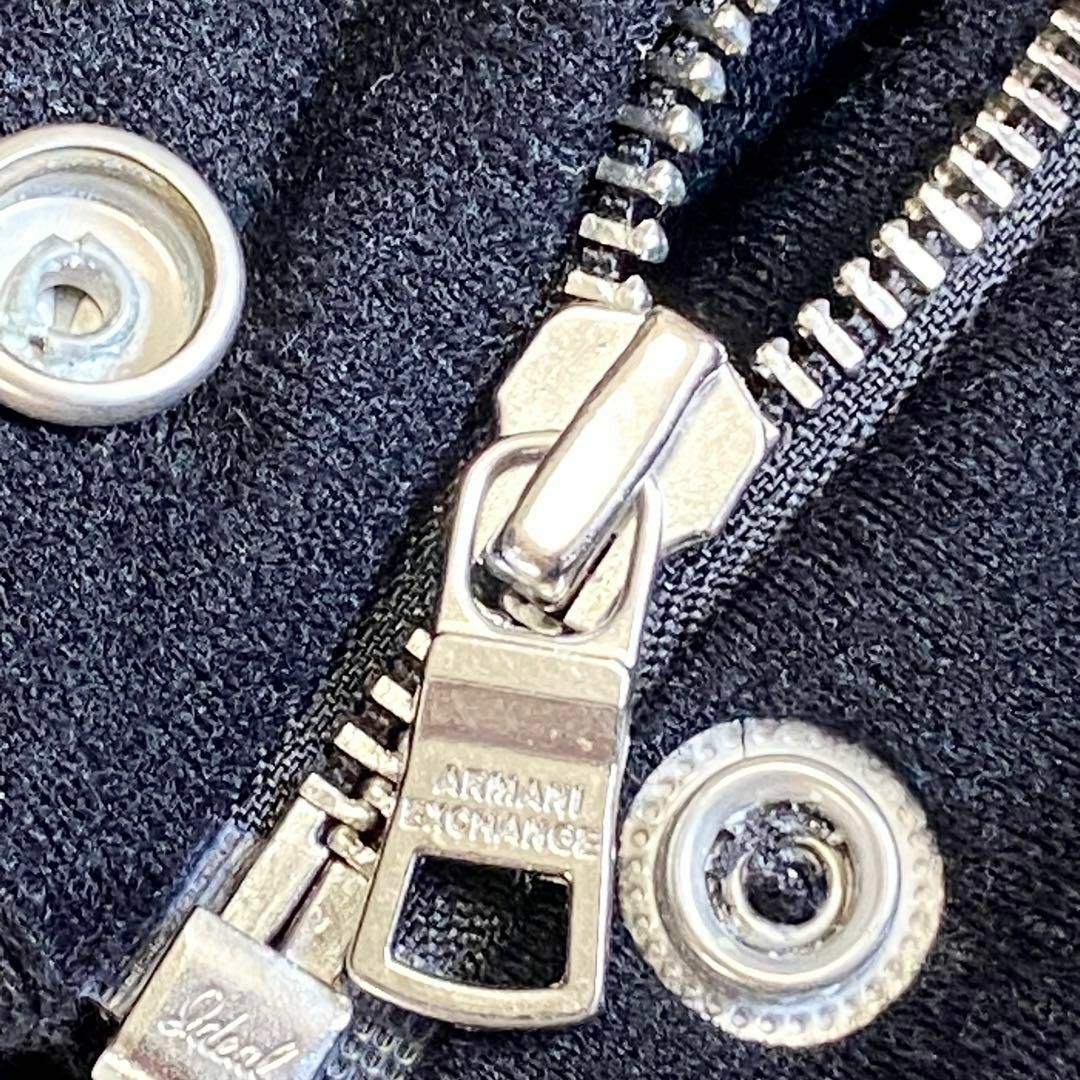 ARMANI EXCHANGE(アルマーニエクスチェンジ)の美品 アルマーニエクスチェンジ ジップアップ ジャケット 異素材 切り替え レディースのジャケット/アウター(ブルゾン)の商品写真