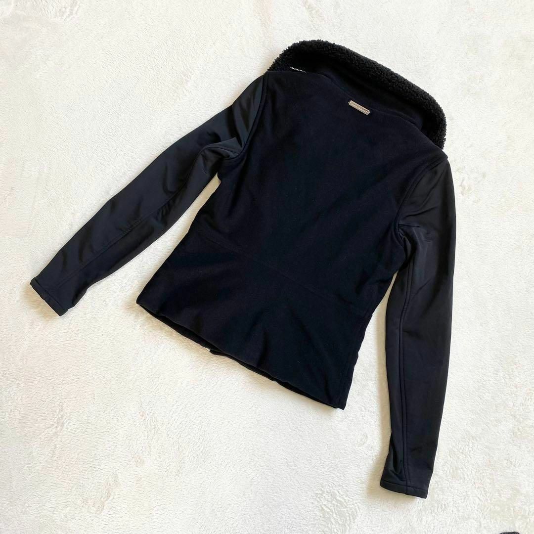 ARMANI EXCHANGE(アルマーニエクスチェンジ)の美品 アルマーニエクスチェンジ ジップアップ ジャケット 異素材 切り替え レディースのジャケット/アウター(ブルゾン)の商品写真