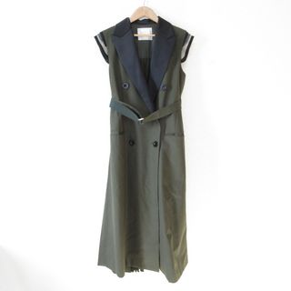 sacai - 美品 sacai サカイ Suiting Long Vest ドッキング sacai - 美品 sacai サカイ Suiting Long Vest ドッキング