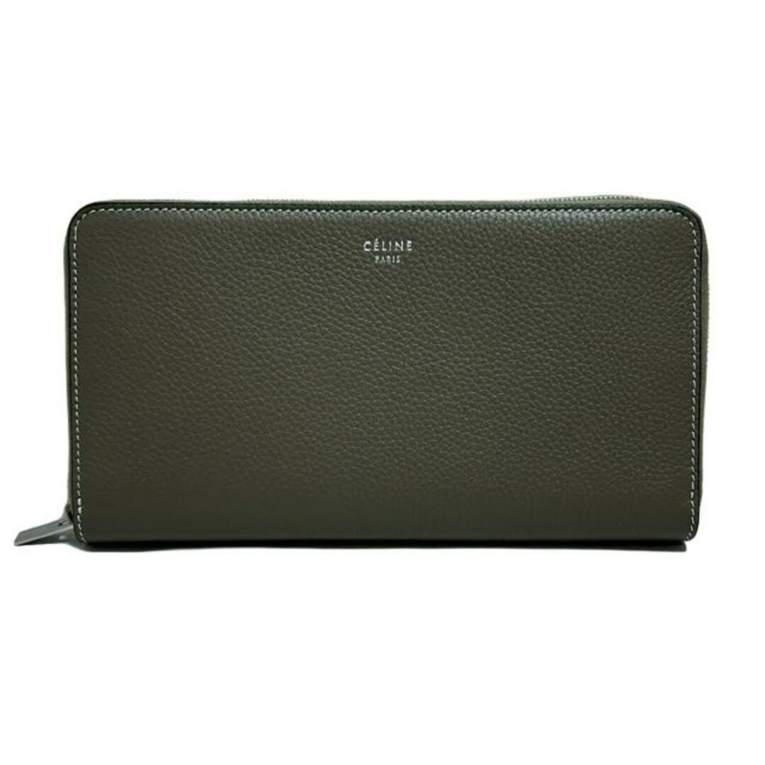 CELINE(セリーヌ) 長財布美品 - グレーベージュ ラウンド CELINE(セリーヌ) 長財布美品 - グレーベージュ ラウンド