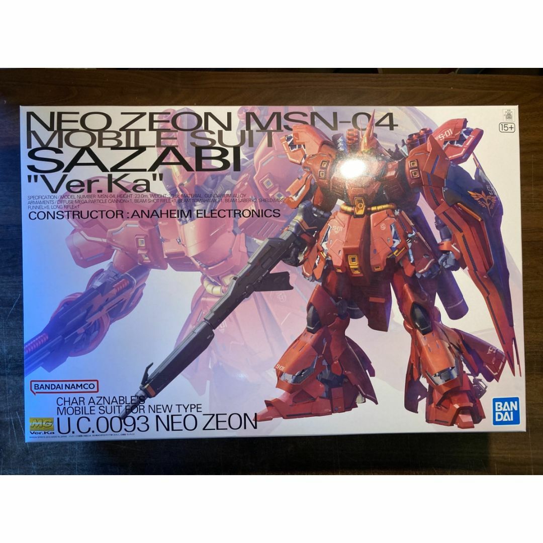 BANDAI - MG 機動戦士ガンダム 逆襲のシャア MSN-04 サザビー Ver.Ka