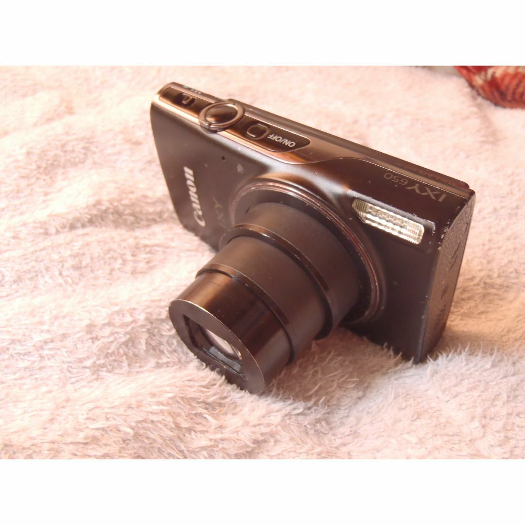 Canon - ❤️スマホ転送❤️IXY650★Canon★黒★Wi-Fi内蔵★動作品★キャノン