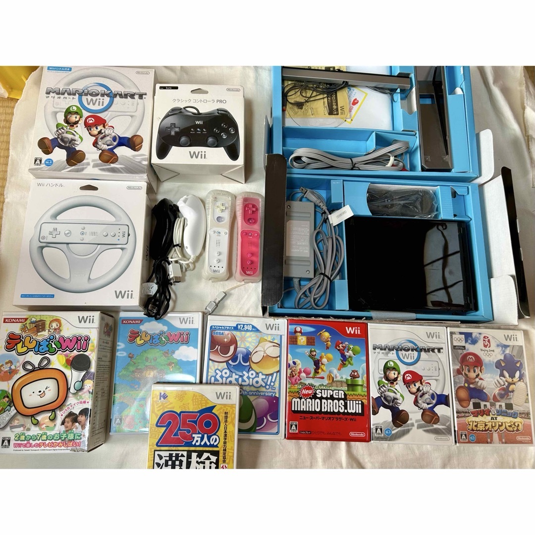【限定製作】 ☆ wii本体+ソフト6点+他 送料無料 セット☆ Nintendo Switch