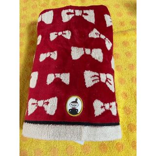 ムーミン(MOOMIN)のムーミンミィ バスタオル rリボン柄(タオル/バス用品)