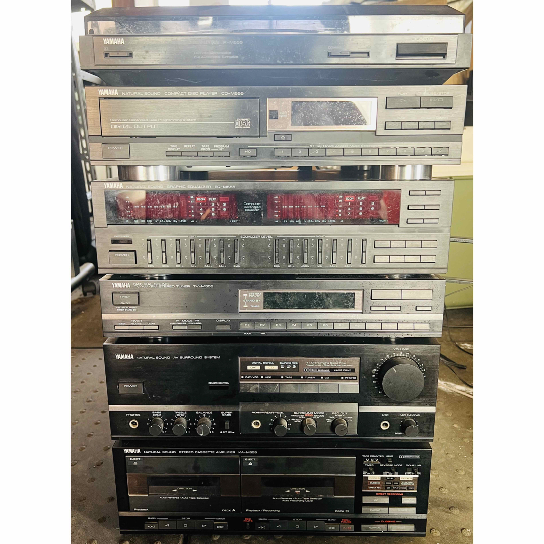 ヤマハ - 希少 1980年代 後半 YAMAHA ステレオセット 動作品 の ヤマハ - 希少 1980年代 後半 YAMAHA ステレオセット 動作品 の