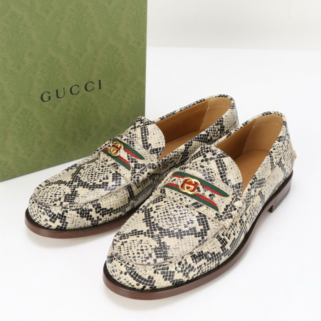 【美品】GUCCI エディション ウィメンズレザー スリッパ プリンスタウン〕Gucci リ・エディション ウィメンズ レザー