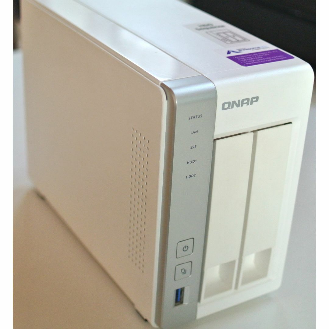 NAS QNAP TS-231P 2ベイ（HDDなし）
