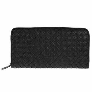 ボッテガヴェネタ(BOTTEGA VENETA)の【未使用】正規品 ボッテガヴェネタ 長財布 メンズ ブラック 黒 ファスナー(長財布)