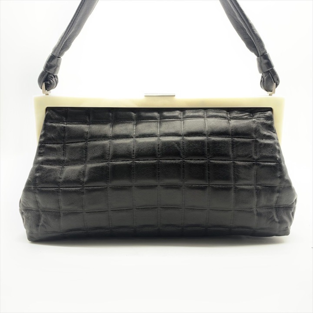 良品 CHANEL シャネル ココマーク チョコバー ラムスキン がま口 良品 CHANEL シャネル ココマーク チョコバー ラムスキン がま口
