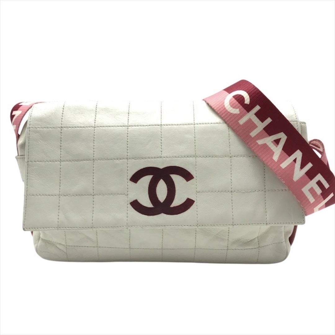 CHANEL シャネル ココマーク チョコバー ショルダー バッグ CHANEL シャネル ココマーク チョコバー ショルダー バッグ