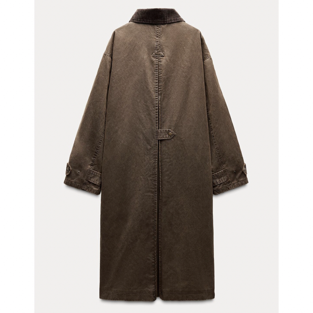 ZARA - ZARA ワックスエフェクトトレンチコートの通販 by R&Y ZARA - ZARA ワックスエフェクトトレンチコートの通販 by R&Y