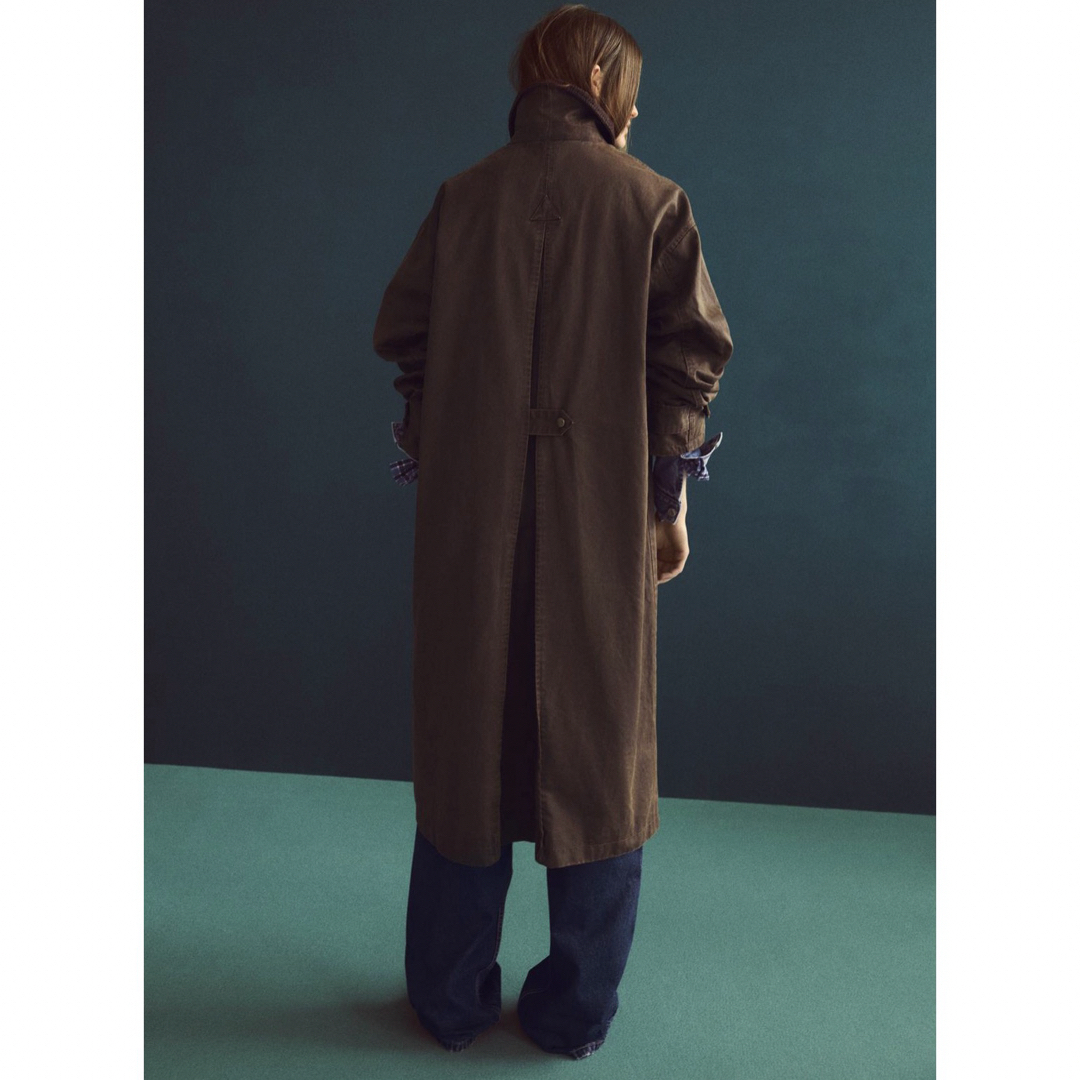 ZARA - ZARA ワックスエフェクトトレンチコートの通販 by R&Y ZARA - ZARA ワックスエフェクトトレンチコートの通販 by R&Y