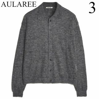 AURALEE - サイズ4!AURALEE シェットランドウールカーディガン AURALEE - サイズ4!AURALEE シェットランドウールカーディガン