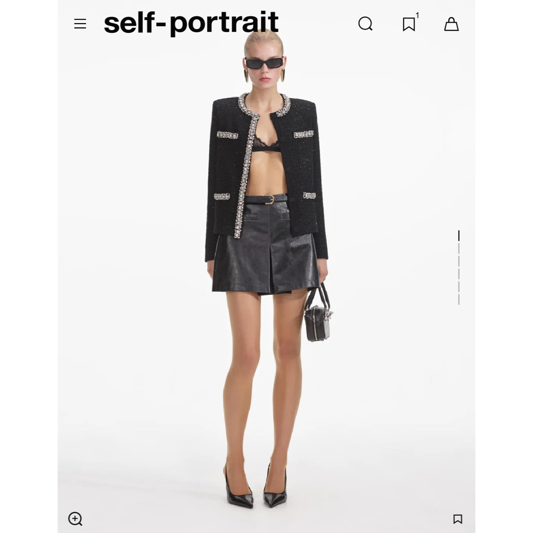 SELF PORTRAIT - 正規品セルフポートレイト　カーディガン　定価7万