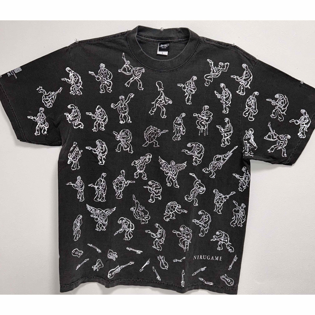 新政 涅槃亀 デザインTシャツ Lサイズ トップス 新政 涅槃亀 デザインTシャツ Lサイズ トップス