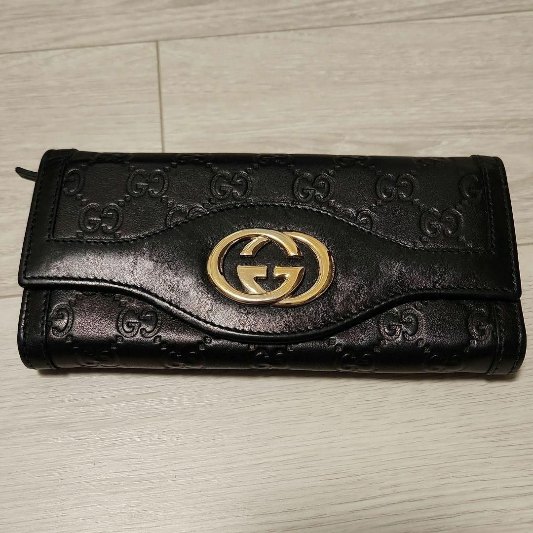 GUCCI - 匿名発送 正規品 GUCCI グッチ GGパターン ブラック長 GUCCI - 匿名発送 正規品 GUCCI グッチ GGパターン ブラック長