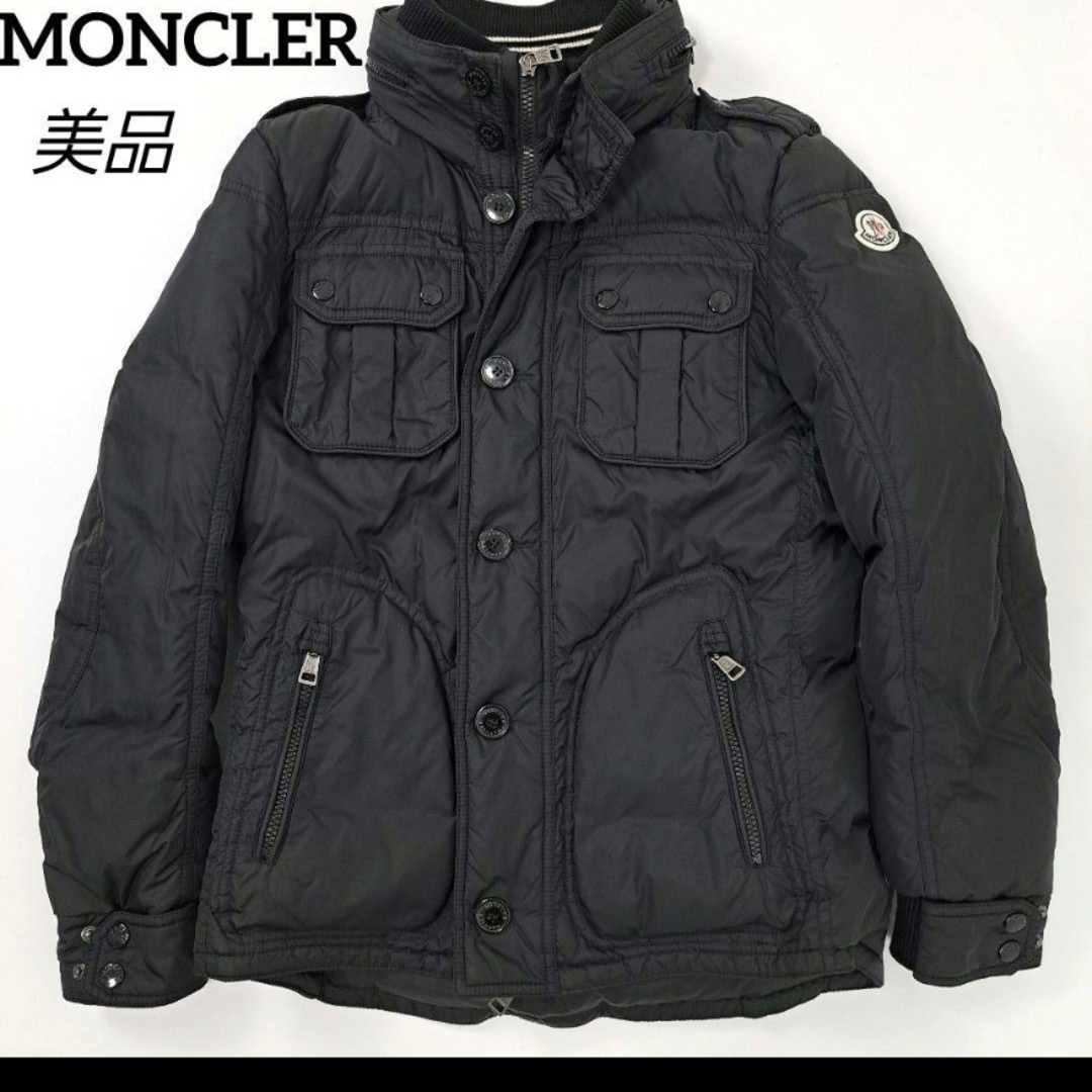 正規品 MONCLER モンクレール TOURS ダウンジャケット 0 黒 正規品 MONCLER モンクレール TOURS ダウンジャケット 0 黒