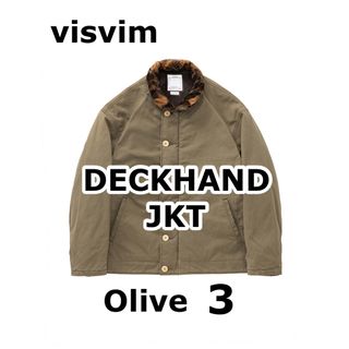 VISVIM - 25ss visvim DECKHAND JKT Olive 3新品未使用完売品の VISVIM - 25ss visvim DECKHAND JKT Olive 3新品未使用完売品の