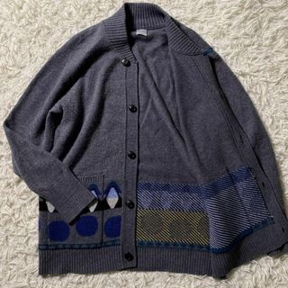 Paul Smith - ポールスミス ストライプ 刺繍 カーディガン Paul Smith - ポールスミス ストライプ 刺繍 カーディガン