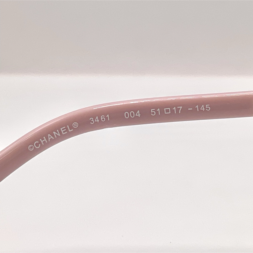 CHANEL - CHANEL 眼鏡用フレーム新作 テンプルハートココマーク CHANEL - CHANEL 眼鏡用フレーム新作 テンプルハートココマーク