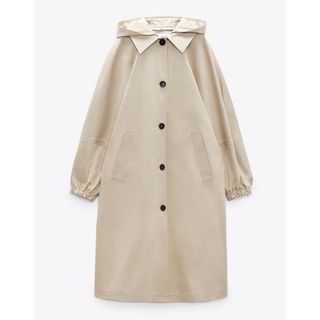 ZARA - 完売 新品 zara ベルト付きショートトレンチコートの通販 ZARA - 完売 新品 zara ベルト付きショートトレンチコートの通販