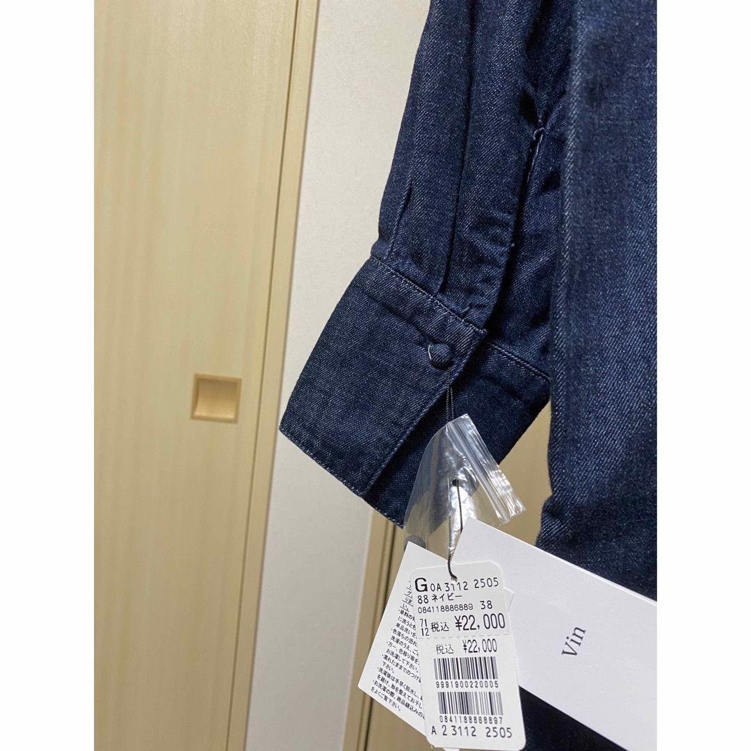 新品vin スコットクラブ定価¥2万2000円ロングワンピースデニム 新品vin スコットクラブ定価¥2万2000円ロングワンピースデニム