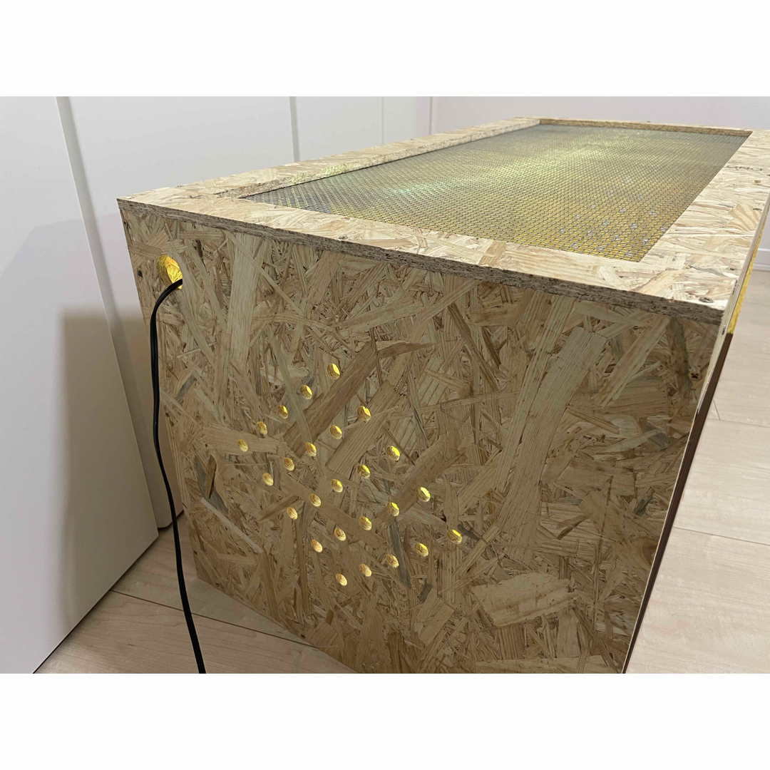 爬虫類ケージ 爬虫類木製ケージ 90×45×45サイズ 天井金網仕様 爬虫類ケージ 爬虫類木製ケージ 90×45×45サイズ 天井金網仕様