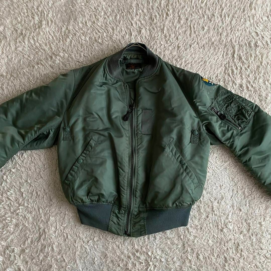 アルファインダストリーズ VINTAGE MA-1 50s復刻 USA製 XL アルファインダストリーズ VINTAGE MA-1 50s復刻 USA製 XL