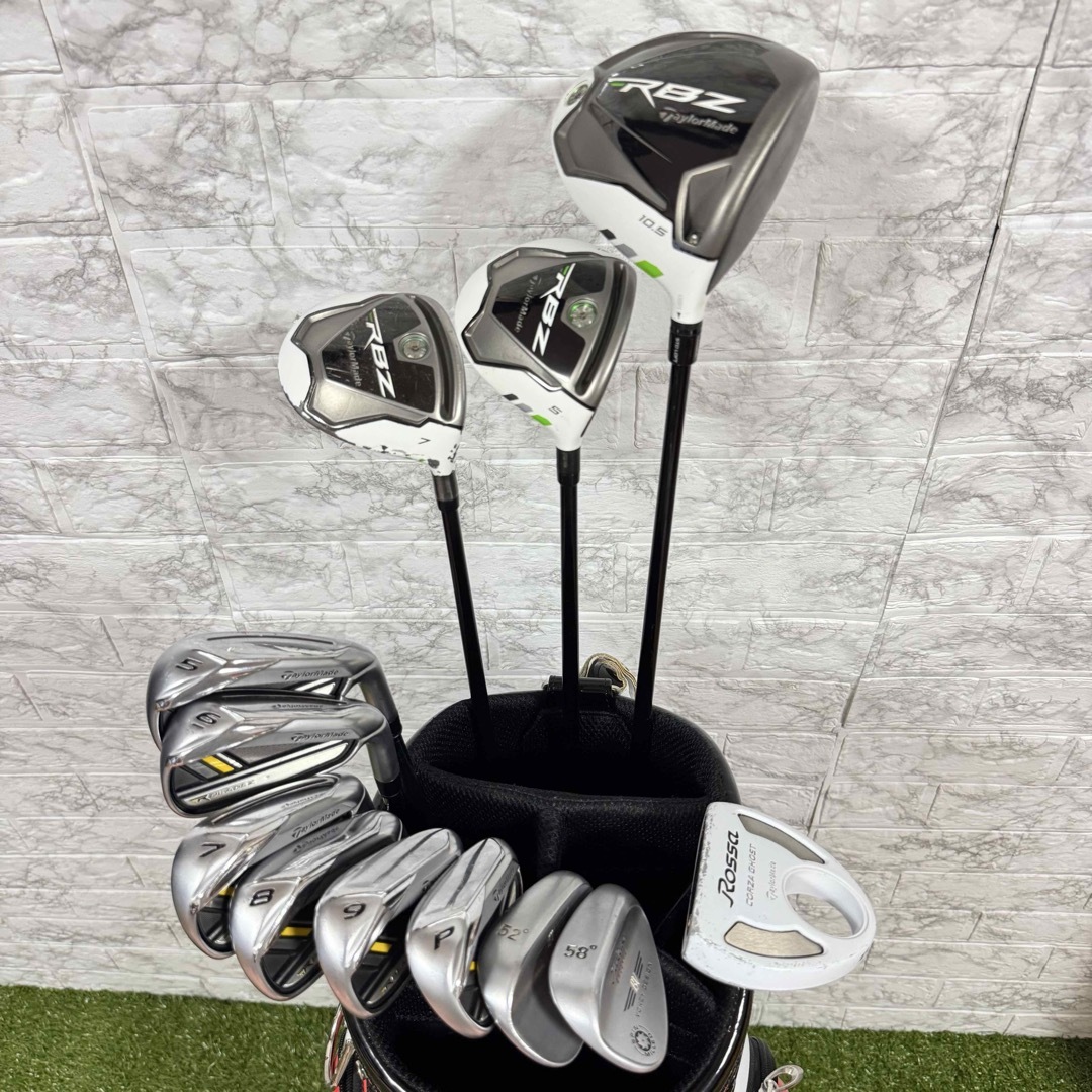 大人気 テーラーメイド RBZメンズ ゴルフセット 12本 初心者オススメ 入門 大人気 テーラーメイド RBZメンズ ゴルフセット 12本 初心者オススメ 入門