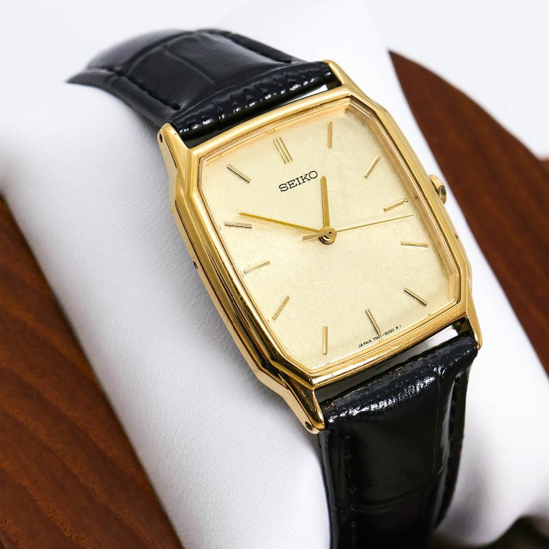 SEIKO - 稼働 SEIKO 腕時計 新品レザーベルト ゴールド文字盤 ボーイズ 473の通販 by Flag Ships|セイコーならラクマ SEIKO - 稼働 SEIKO 腕時計 新品レザーベルト ゴールド文字盤 ボーイズ 473の通販 by Flag Ships|セイコーならラクマ