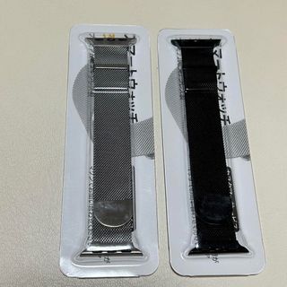 Applewatch アップルウオッチ 38mm シルバー ブラック(その他)