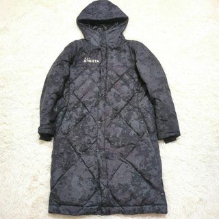 ATHLETA アスレタ ベンチコート サッカー 光らせる カモ 迷彩 M ATHLETA アスレタ ベンチコート サッカー 光らせる カモ 迷彩 M