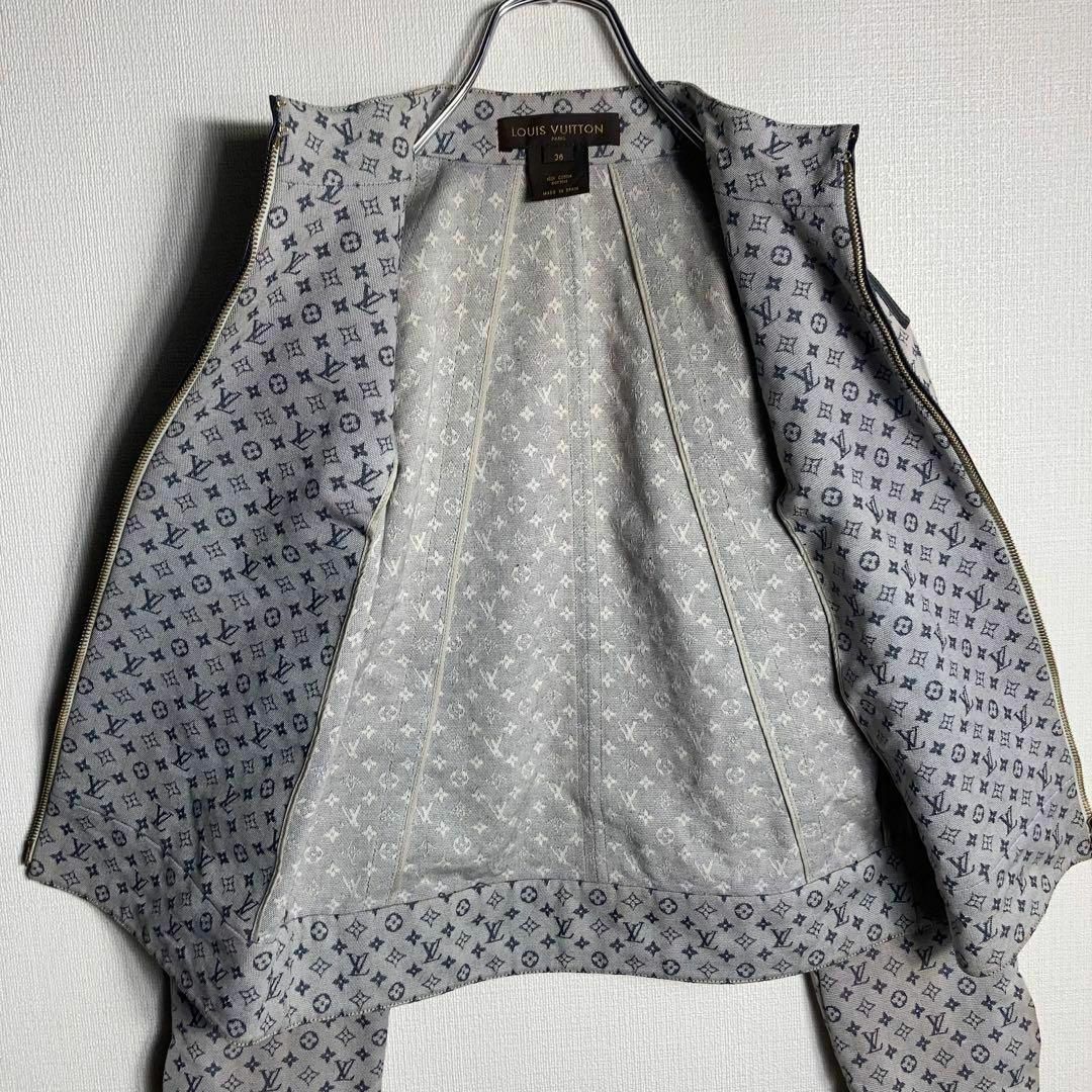 LOUIS VUITTON(ルイヴィトン)の【正規品/鑑定済】LOUIS VUITTON ジャケット モノグラム 総柄 36 レディースのジャケット/アウター(その他)の商品写真