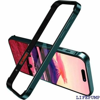 OURJOY iPhone16 用 バンパー アイフォ 量 ・グリーン 2869(iPhoneケース)