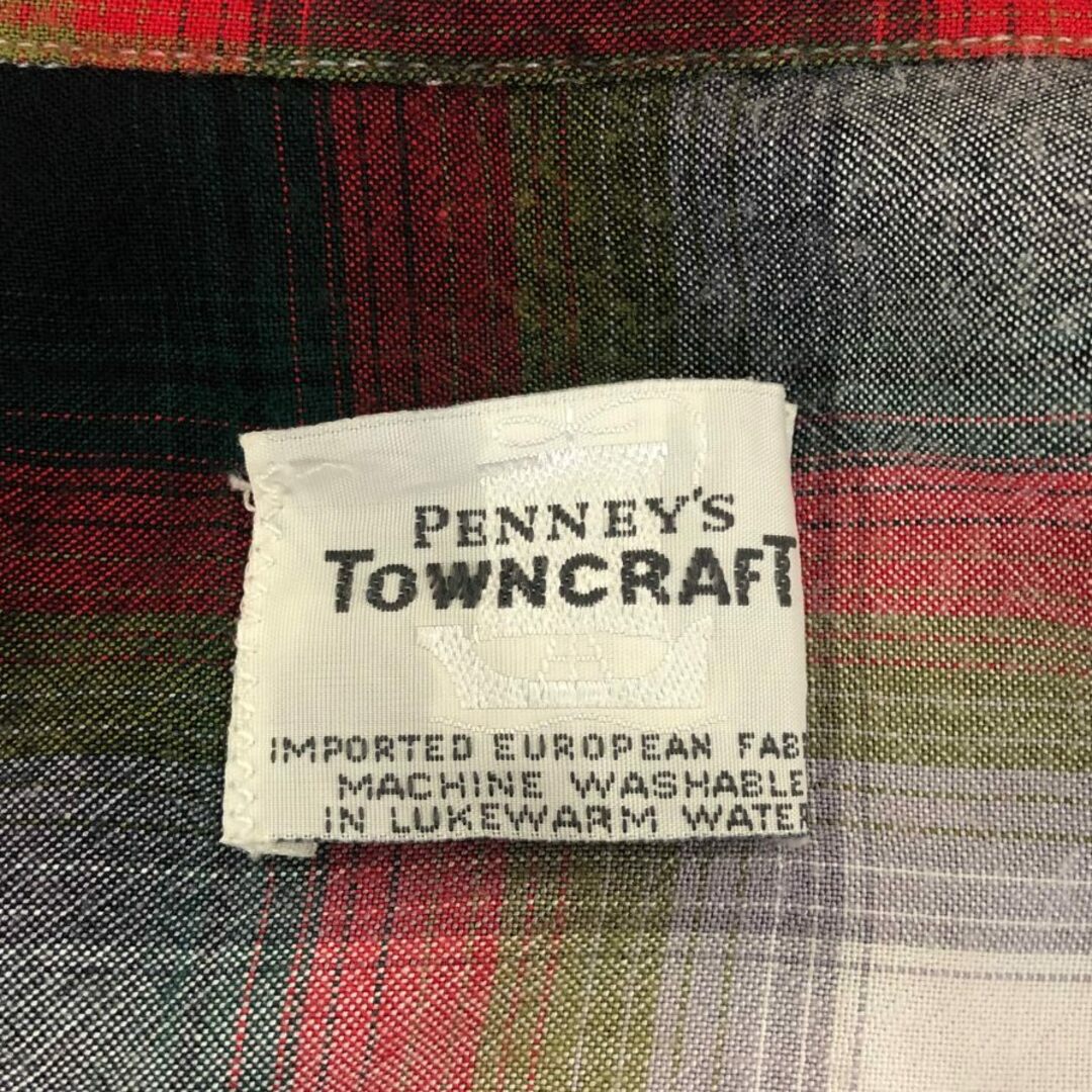 TOWNCRAFT - タウンクラフト 60S オープンカラーシャツ 船タグ TOWNCRAFT - タウンクラフト 60S オープンカラーシャツ 船タグ