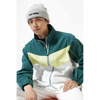 ジャックバニー(JACK BUNNY!!)の【グリーン】メッシュボンディングジップアップブルゾン(その他)