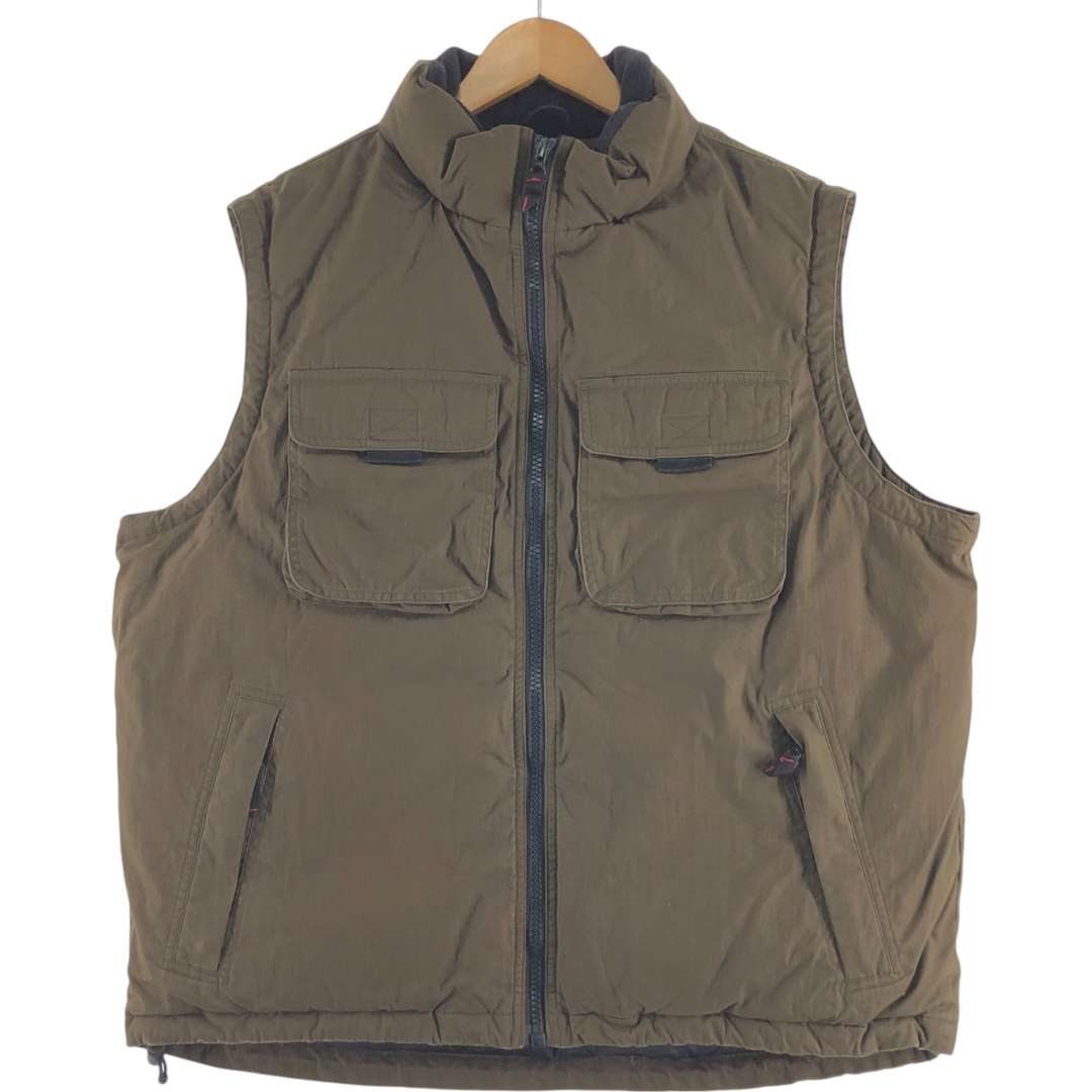Eddie Bauer - 古着 エディーバウアー Eddie Bauer グースダウンベスト メンズL相当 /eaa498411