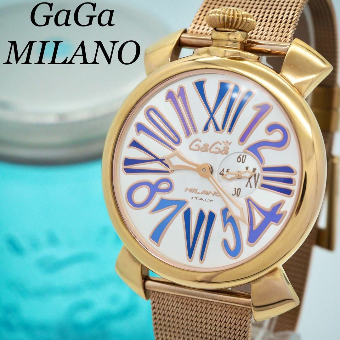 GaGa MILANO - 185 GaGaMILANO ガガミラノ ゴールド マヌアーレ GaGa MILANO - 185 GaGaMILANO ガガミラノ ゴールド マヌアーレ