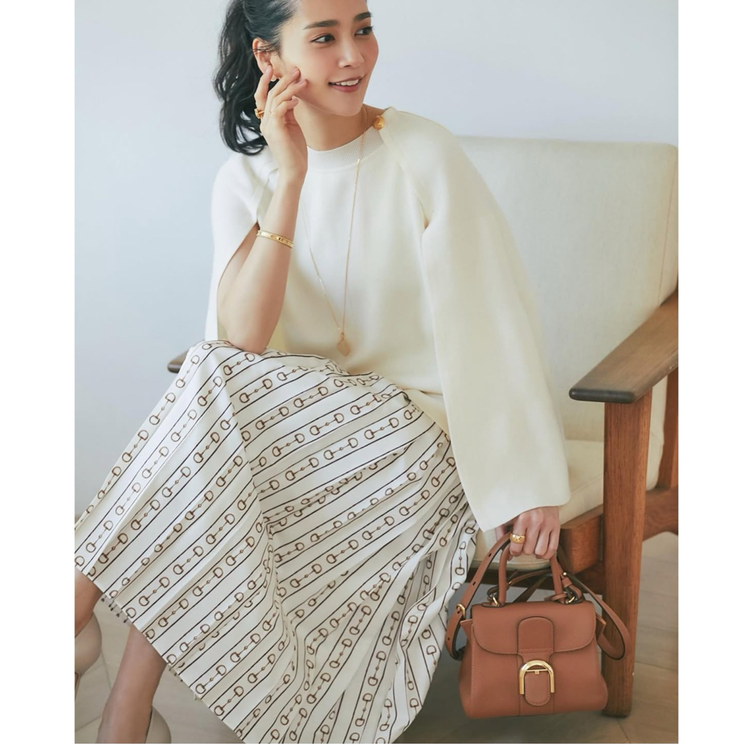 FOXEY ワンピース ドレス ワルツ 38 アンティークローズ リネン FOXEY ワンピース ドレス ワルツ 38 アンティークローズ リネン
