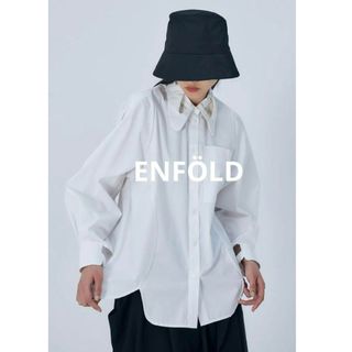 ENFOLD(シャツ/ブラウス(長袖/七分) ・ ホワイト/白色系)の ENFOLD(シャツ/ブラウス(長袖/七分) ・ ホワイト/白色系)の